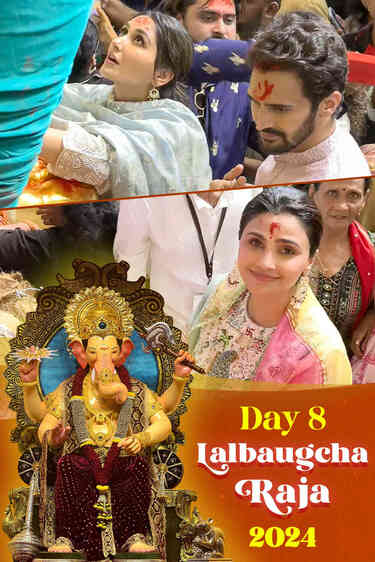 Celebrities At Lalbuagcha Raja 2024 - Day 8