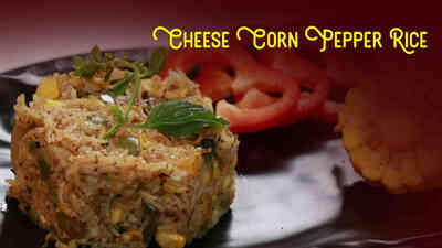 Cheese Corn Pepper Rice