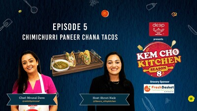 Chimichurri Paneer Chana Tacos