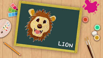 Easy Lion Drawing For Kids