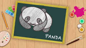 Easy Panda Drawing For Kids