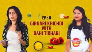 Girnari Khichdi With Dahi Tikhari