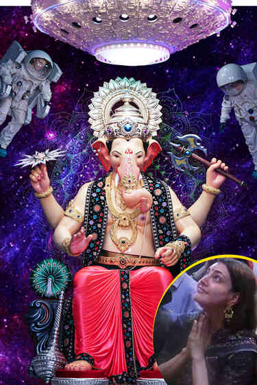 Kajal Agarwal Visit Lalbaugcha Raja 2019