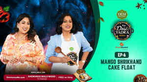 Mango Shrikhand Cake Float