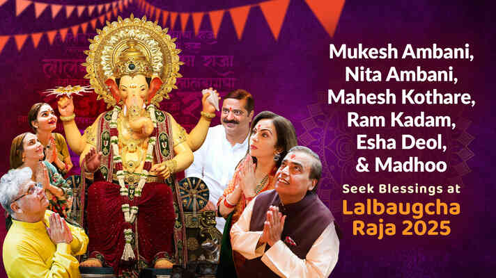 Mukesh & Nita Ambani, Politician & Celebs Visists Lalbaugcha Raja