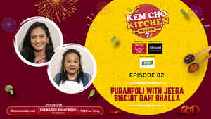 Puranpoli with Jeera Biscuit Dahi Bhalla