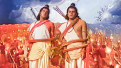 Ramayan - Ep 100 - Rama and Lakshmana Tied in Nagpasha