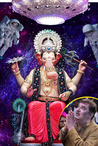 Raza Murad Visit Lalbaughcha Raja 2019