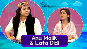 Sanket as Anu Malik & Sugandha as Lata Didi - Part 1 Sanket as Anu Malik & Sugandha as Lata Didi - Part 1