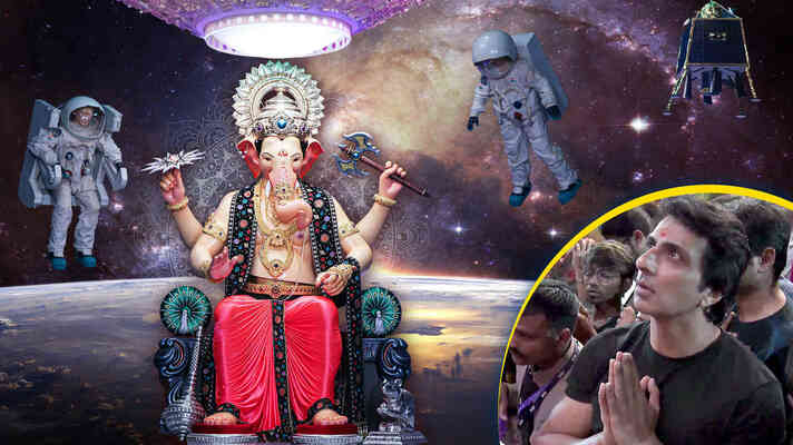 Sonu Sood Visit Lalbaugcha Raja 2019