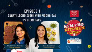 Surati Locho Sushi With Moong Dal Protein Bars