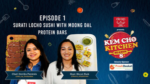 Surati Locho Sushi With Moong Dal Protein Bars