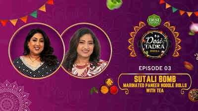 Sutali Bomb Marinated Paneer Noodle Rolls With Tea