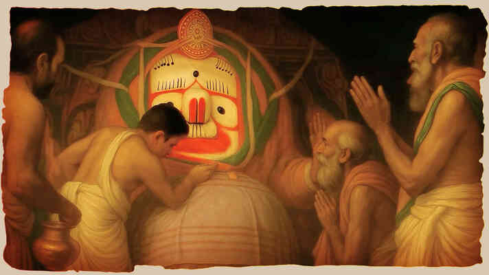 The Auspicious Evening at Gundicha Temple