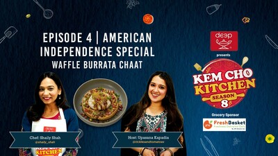 Waffle Burata Chaat